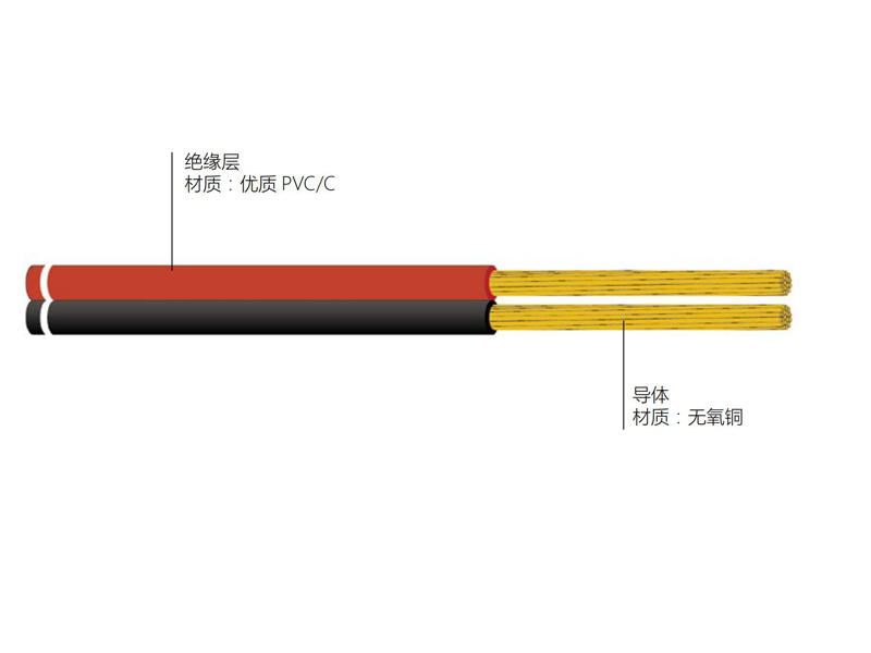 铜芯聚氯乙烯绝缘扁型安装用软电线 AVRB型