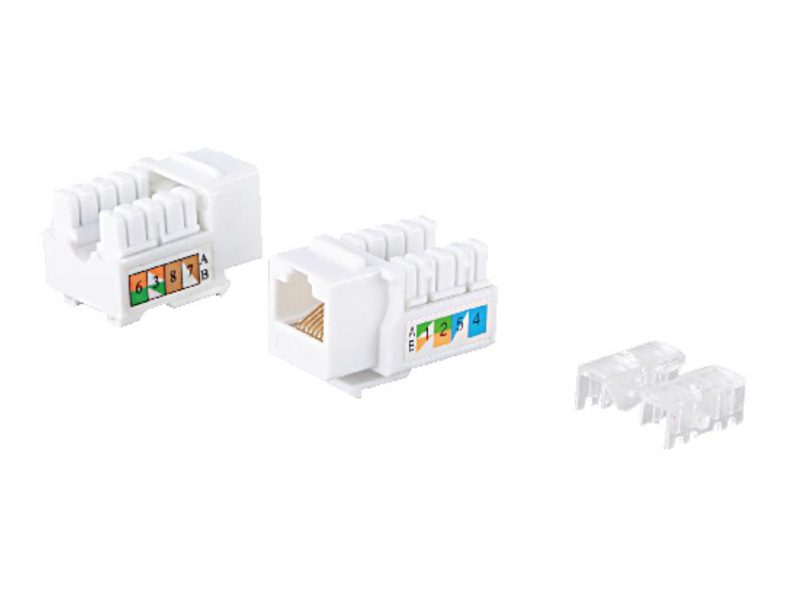 超五类90度非屏蔽RJ45模块